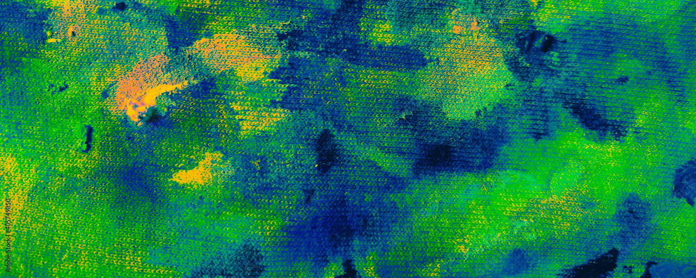 Fototapeta premium Colourful Trendy Canva. Green Artistic Texture.