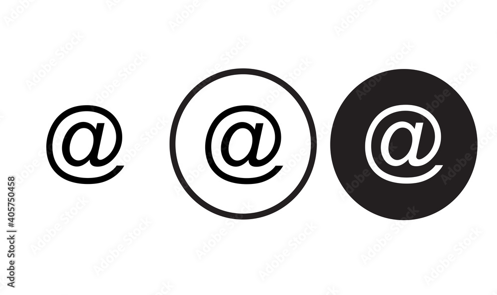 icon at sign black outline logo for web site design
and mobile dark mode apps
Vector illustration on a white background
icon at sign black outline logo for web site design
and mobile dark mode apps
Vector illustration on a white background