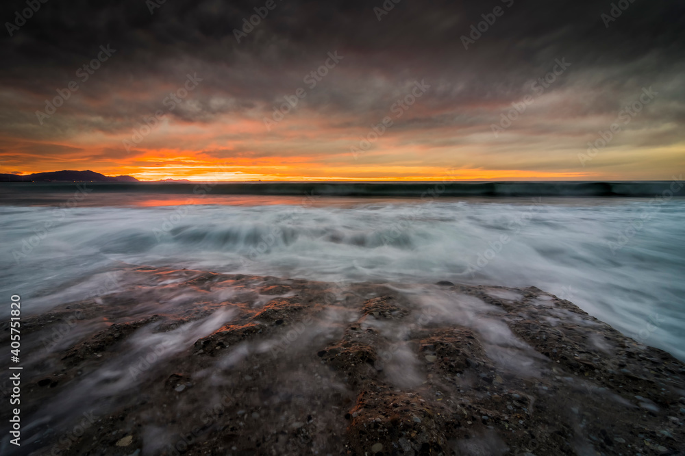 Obraz premium Azkorri beach in the Basque country