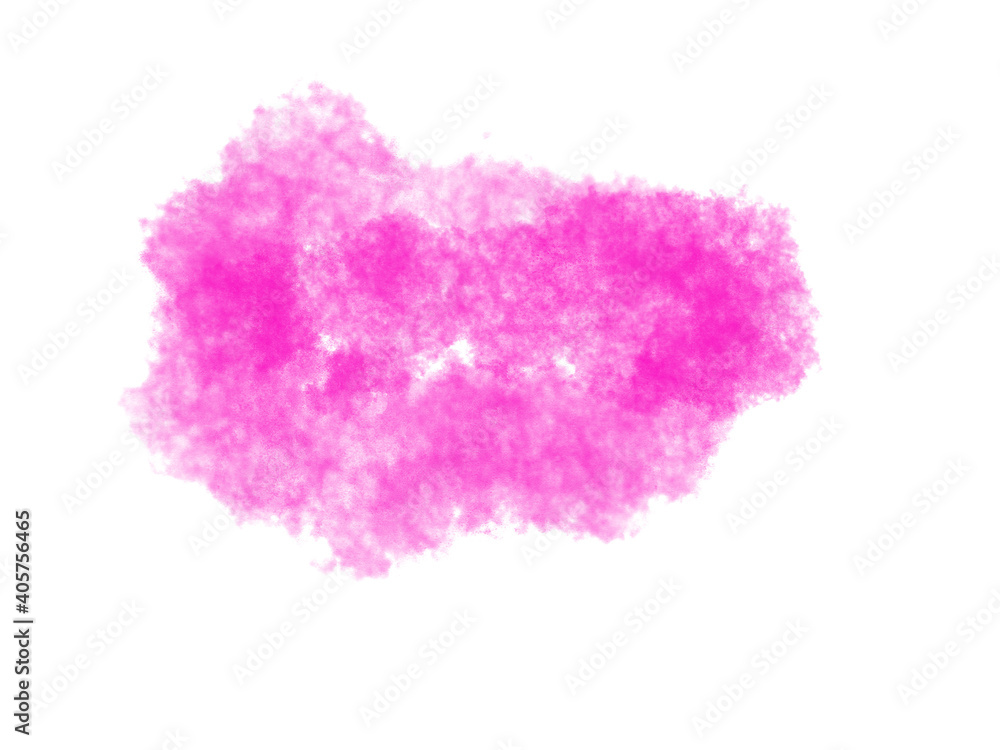 Abstract pink watercolor splash background. Concepts for poster, wallpaper, card, book cover, packaging...