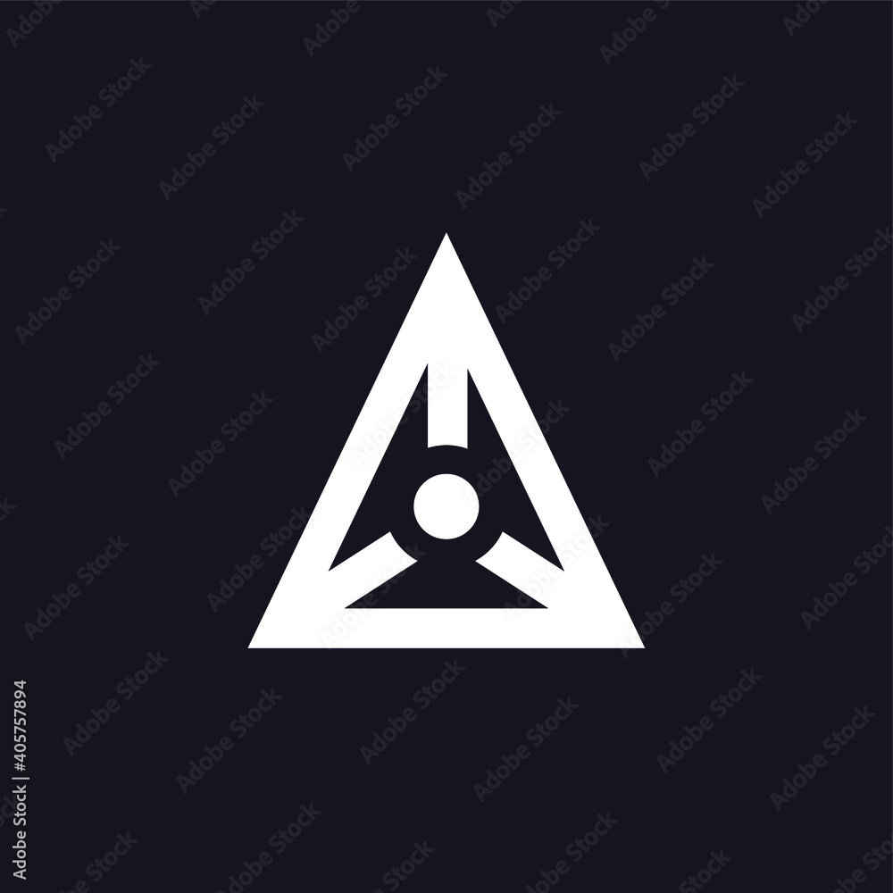 Fototapeta premium Letter logo design in colorful
