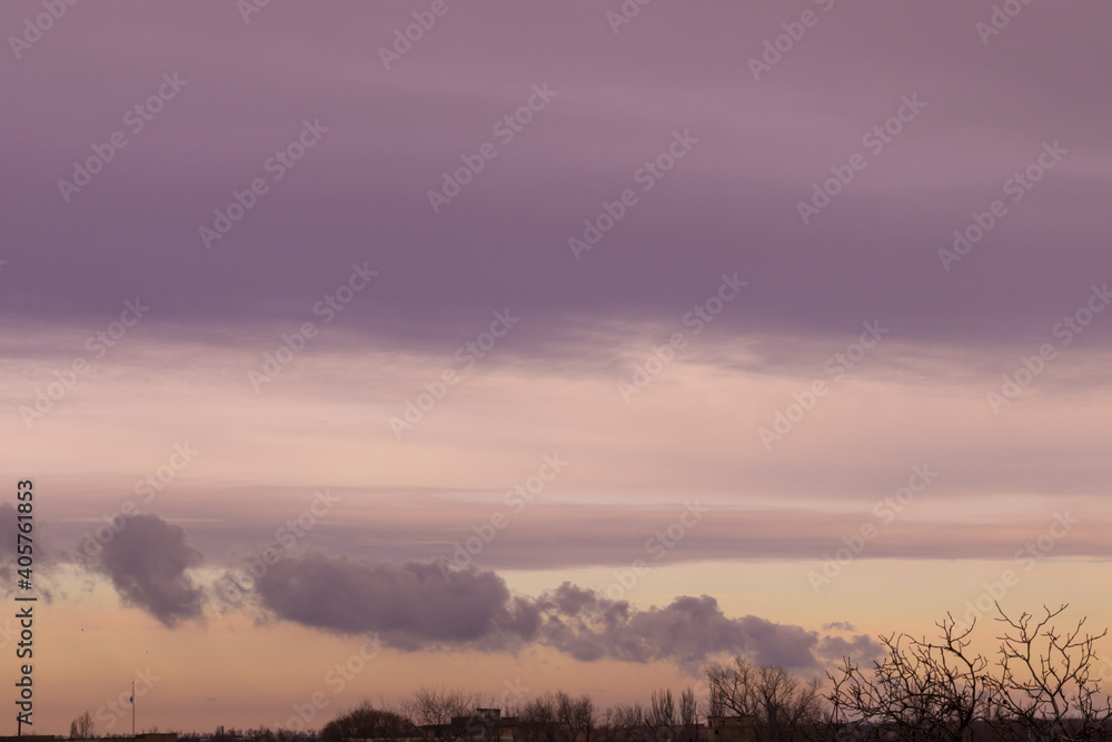 from above dark lilac sky from below clearer sunset sky from above dark lilac sky from below clearer sunset sky