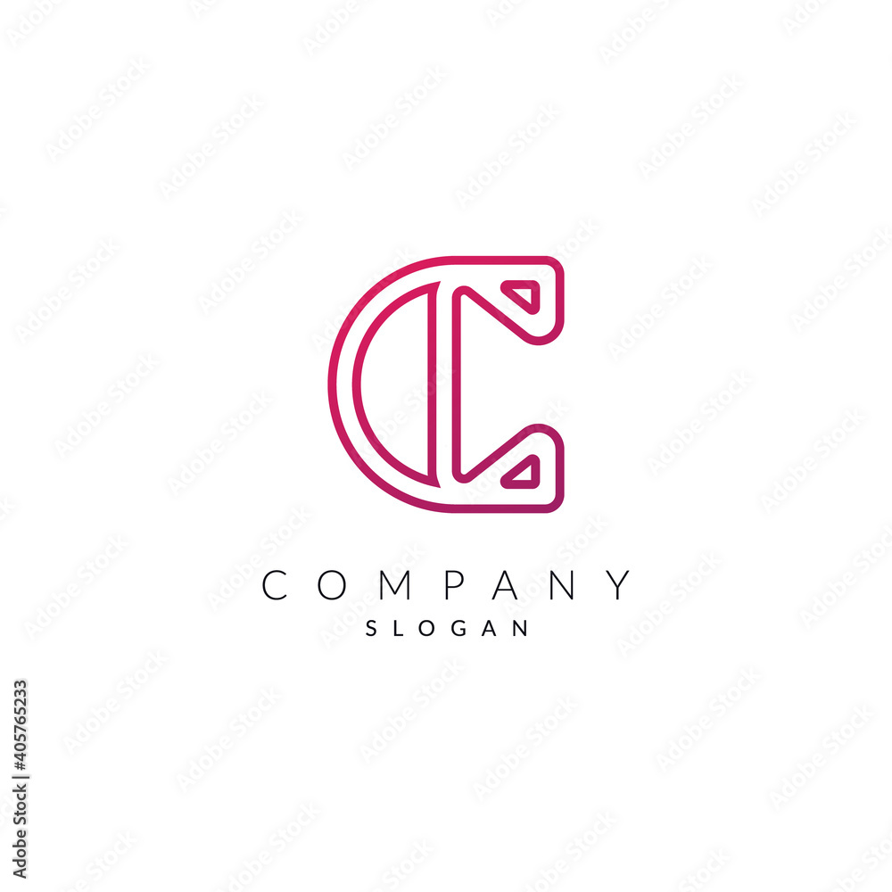 Creative and Modern C Letter logo Icon vector element Shape. Creative and Modern C Letter logo Icon vector element Shape.