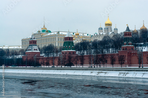 Grand Kremlin Palace in winter