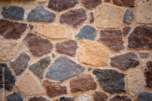 stone wall texture, background in Greece