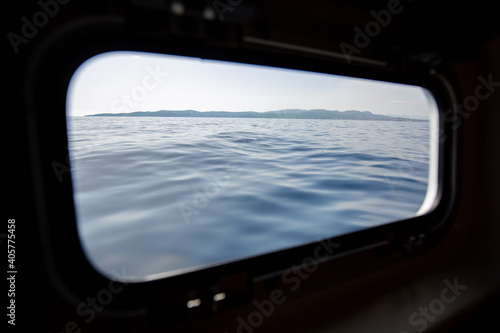 view from window of a boat