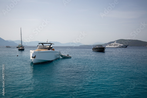 boats in the sea in Greece © Dimitar