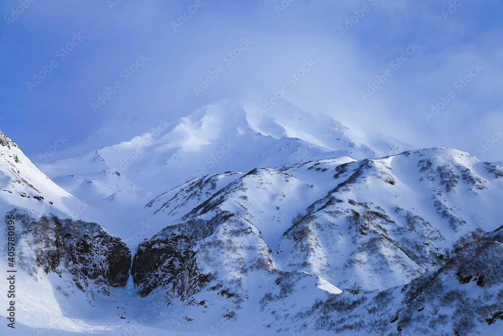 Vilyuchinsky volcano in winter, Kamchatka Peninsula, Russia