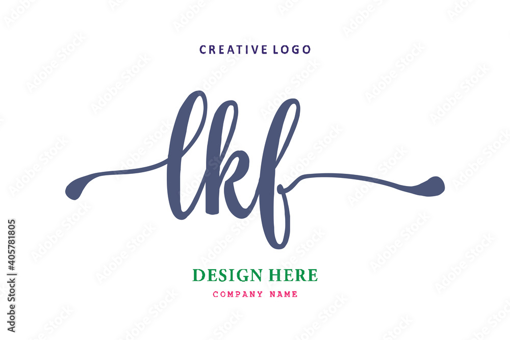 LKF lettering logo is simple, easy to understand and authoritative LKF lettering logo is simple, easy to understand and authoritative