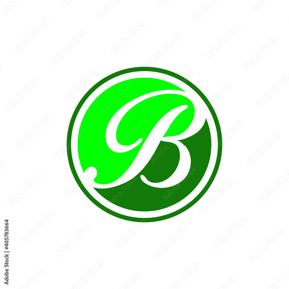 Simple B initial letter vector logo design Simple B initial letter vector logo design