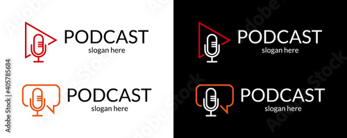 Trendy podcast logo
