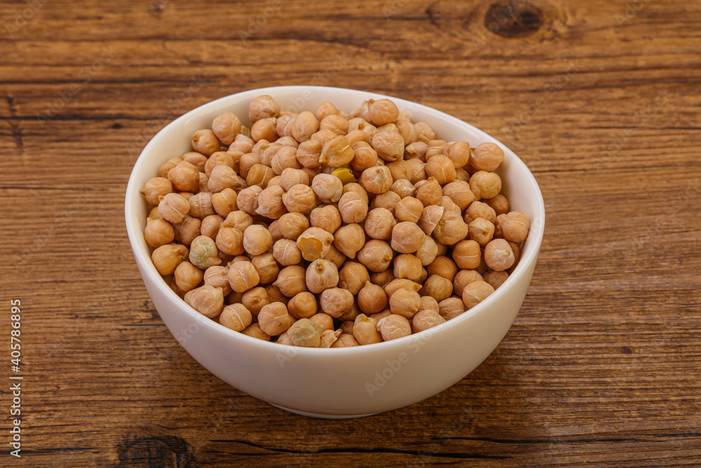 Vegan cuisine - Dry chickpea heap Vegan cuisine - Dry chickpea heap