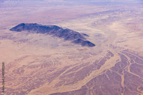 Aerial view, Sossus Vlei Sesriem, Namib desert, Namibia, Africa
