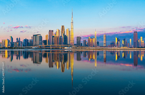 Obraz na płótnie Dubai, UAE, Asia, center, burj ,Burj w salonie