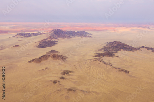 Aerial view   Sossus Vlei Sesriem   Namib desert  Namibia  Africa