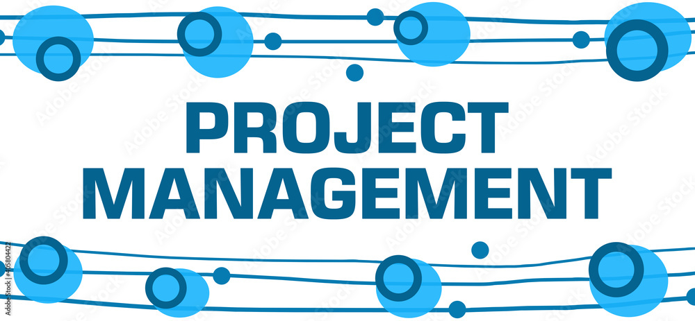 Project Management Blue Lines Borders Top Bottom Project Management Blue Lines Borders Top Bottom