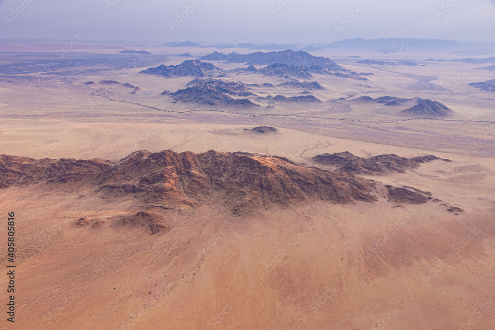 Fototapeta premium Aerial view, Sossus Vlei Sesriem, Namib desert, Namibia, Africa