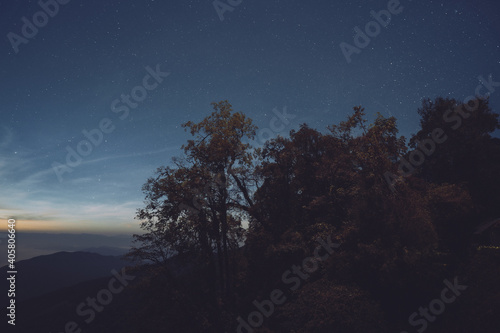 Before sunrise at National park