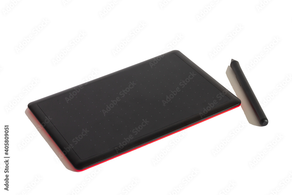 Graphic drawing tablet. Isolate on a white background. Graphic drawing tablet. Isolate on a white background.