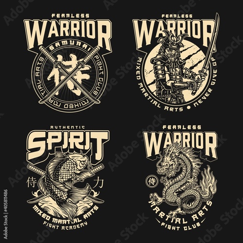 Mixed martial arts fight club badges