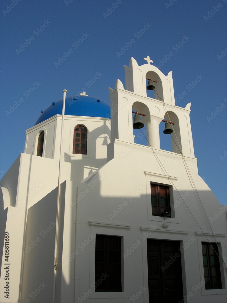 Anastasi Church in Imerovigli, Santorini, Greece