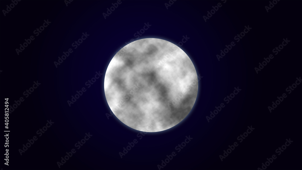 Obraz premium 月空 風景