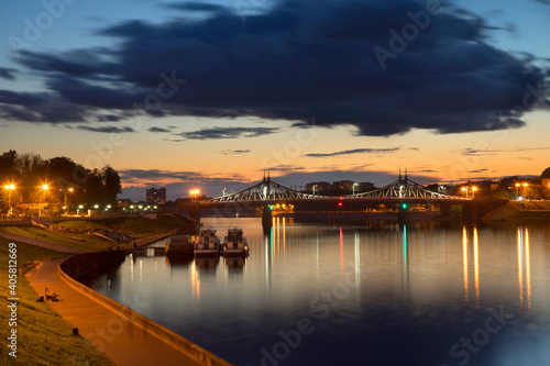 View of Volga river in Tver. Russia