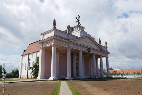 Stadtkirche in der Residenzsstadt Ludwigslust in Mecklenburg-Vorpommern