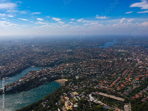 Panoramic Aerial View Sydney Harbour © Elias Bitar