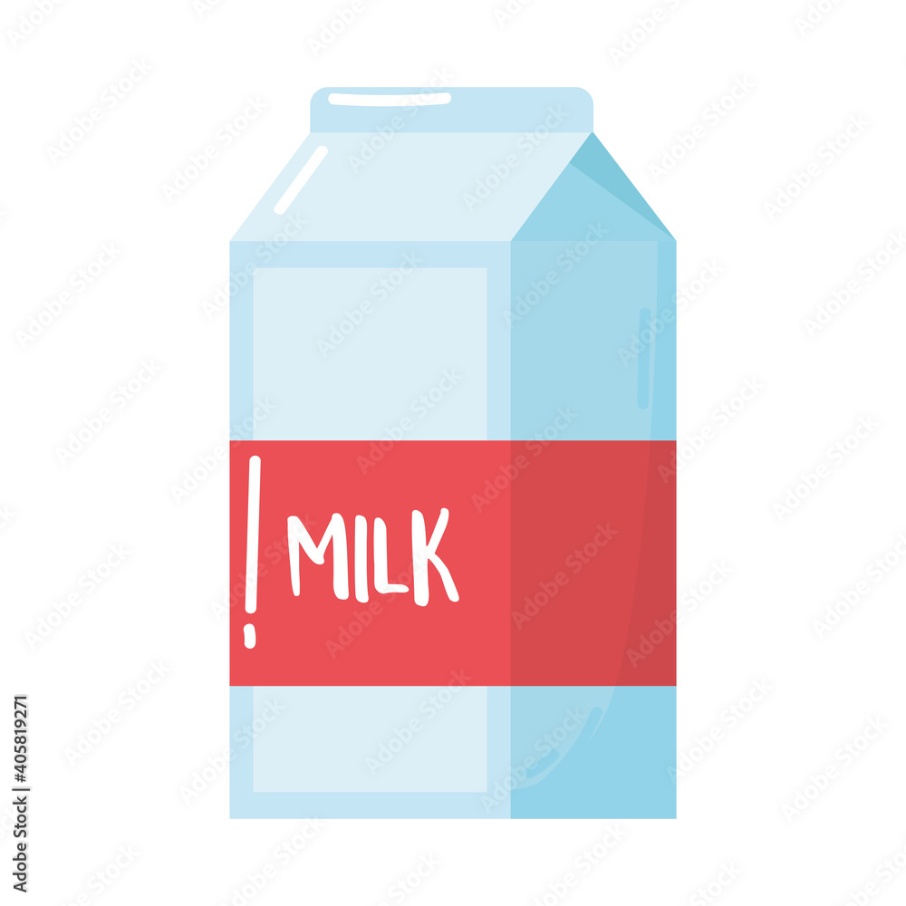 milk box dairy product cartoon icon milk box dairy product cartoon icon