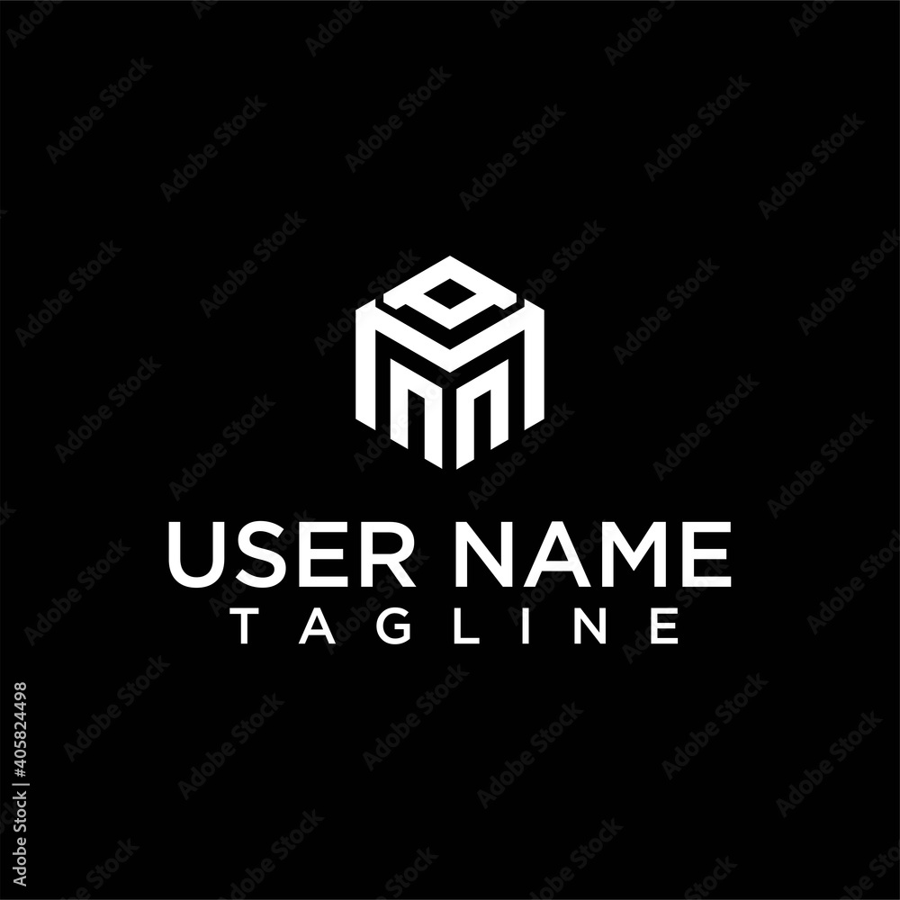 Hexagon letter m logo icon design Vector Image logo m hexagon Hexagon letter m logo icon design Vector Image logo m hexagon