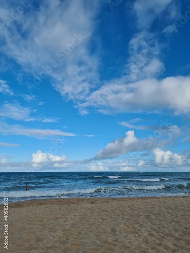 beach and sky