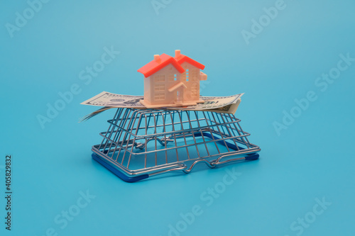 Fotografie Buying house and mortgage costs concept