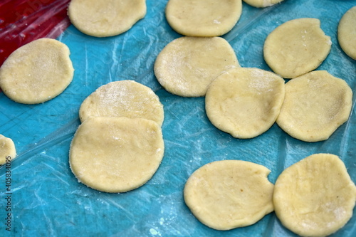 round blanks for dough dumplings