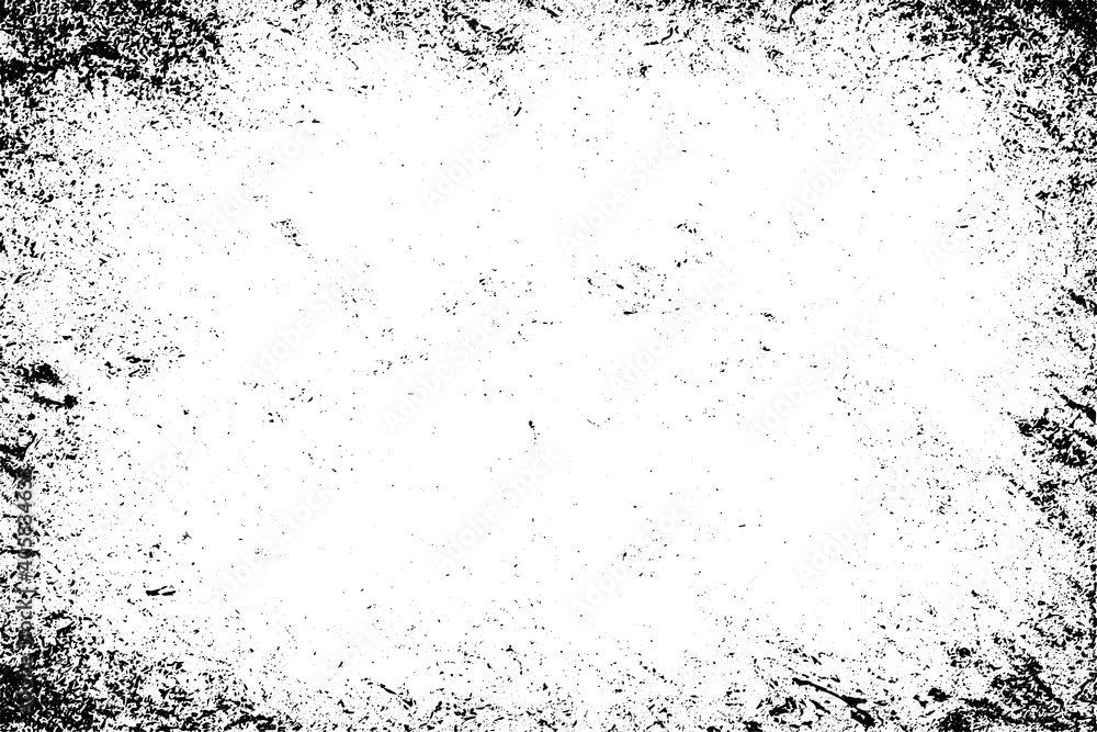 Black and white grunge background. Monochrome texture of wear, ruin, horror, dirt. The ink-stained surface is old Black and white grunge background. Monochrome texture of wear, ruin, horror, dirt. The ink-stained surface is old