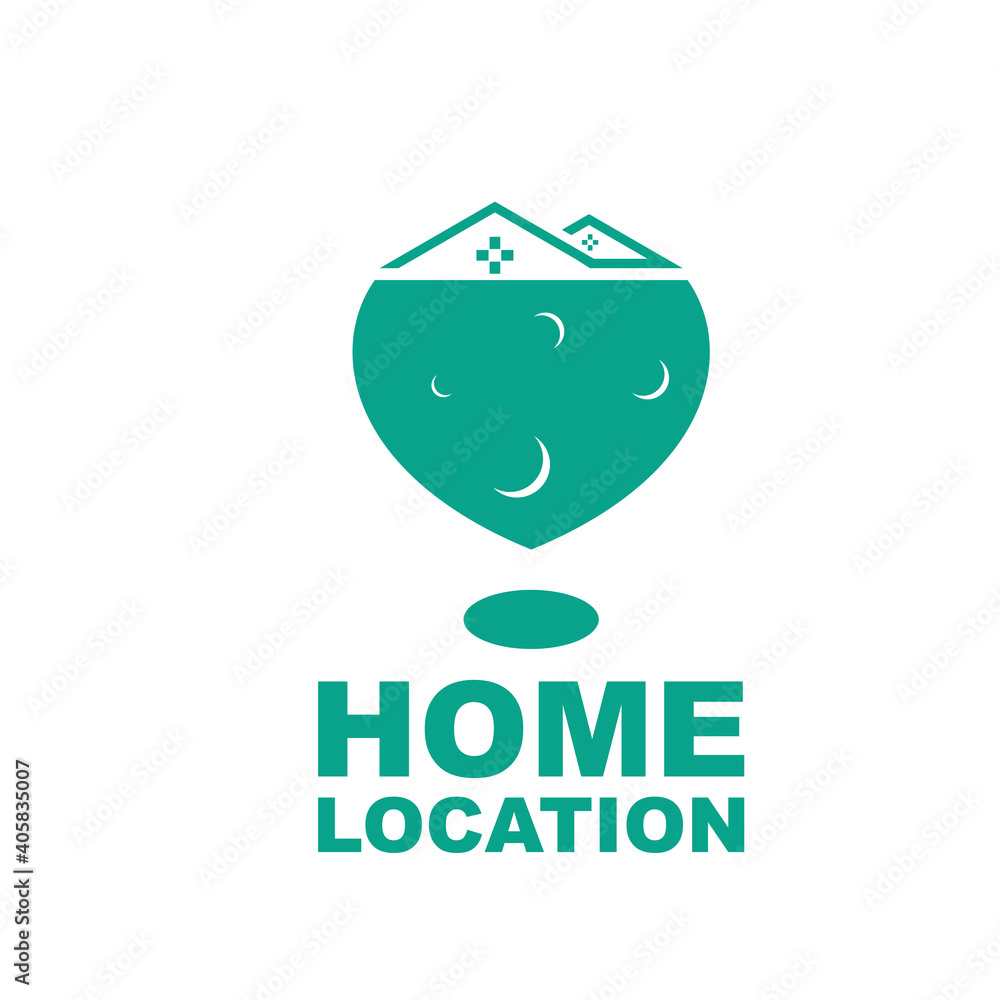 Home Location Logo Design Vector Home Location Logo Design Vector