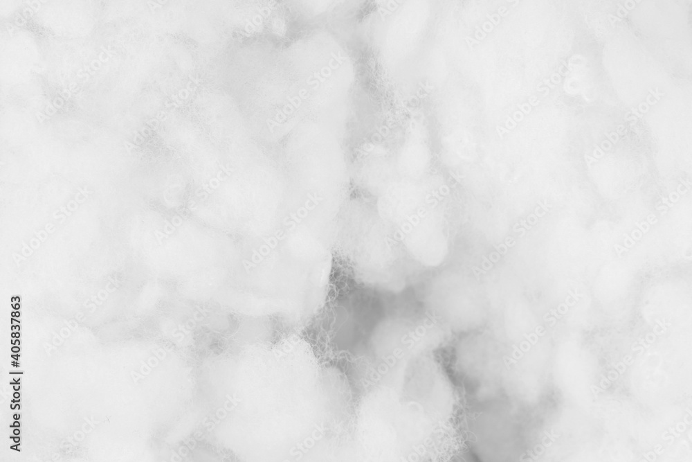 White wadding wadding texture background. cotton. cottonwool