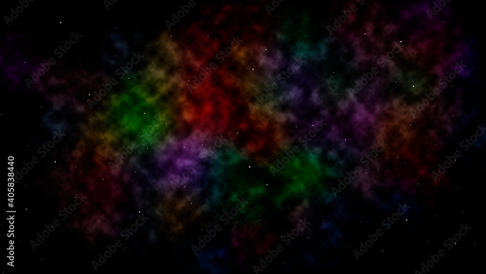 Colorful abstract constellation texture background