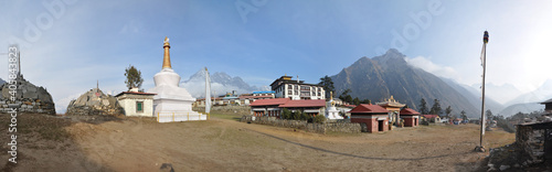 Tengboche, Nepal, Panorama view photo