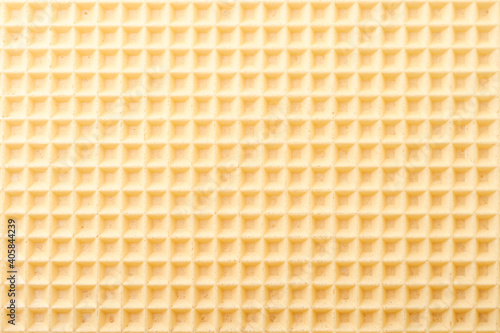 Wafer sheets background. On the top of view