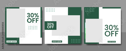 Collection of social media feed templates. Suitable for online stores in promoting a product or brand
