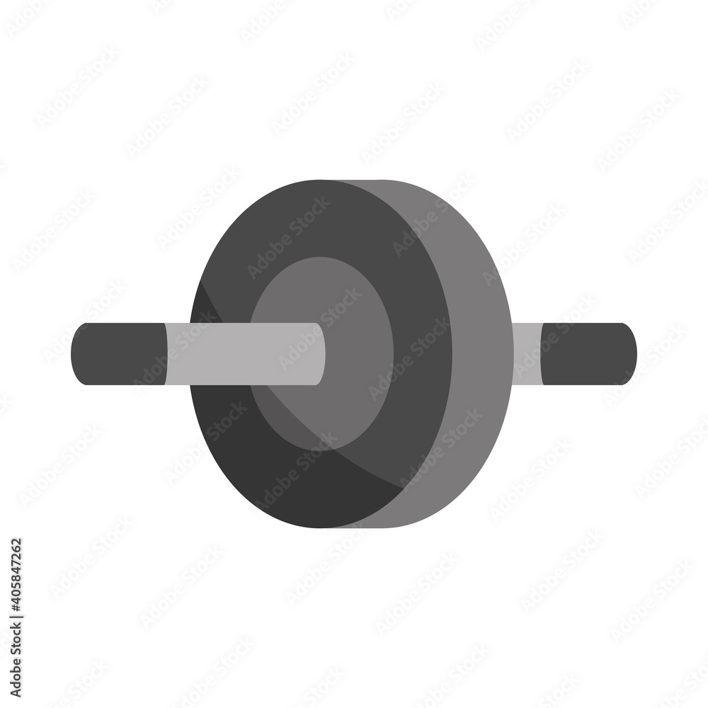 gym fitness sport ab wheel equipment in flat style gym fitness sport ab wheel equipment in flat style