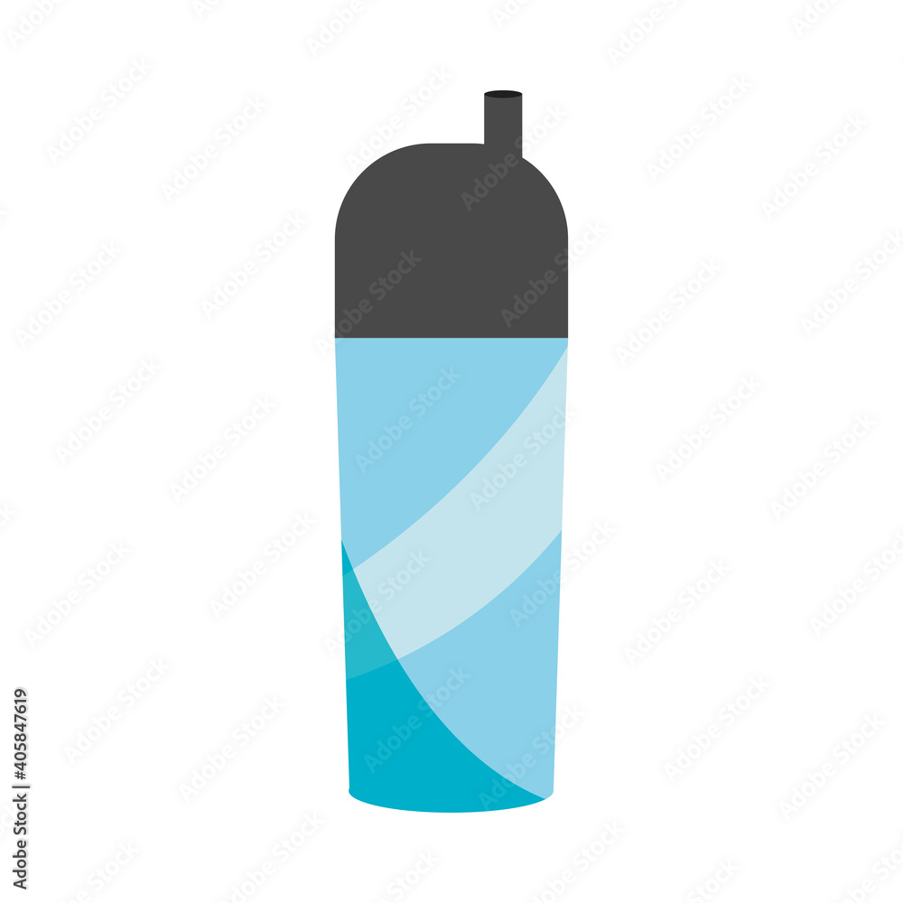 gym sport water bottle accessory in flat style gym sport water bottle accessory in flat style