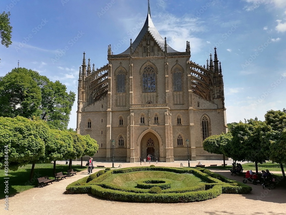 Fototapeta premium Cathedral in Kutna Hora