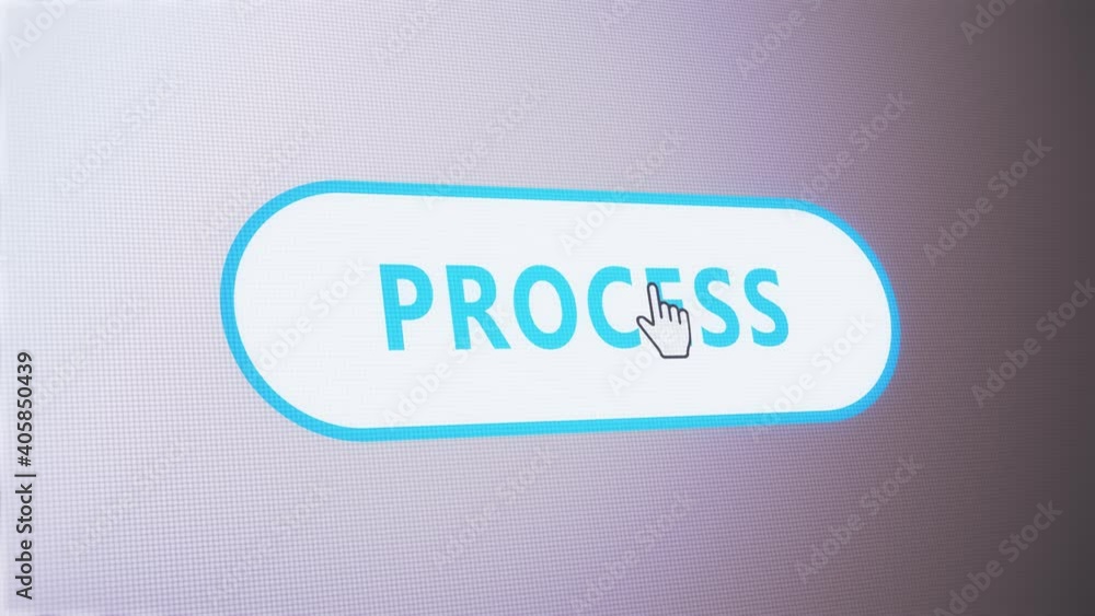 Process icon procedure online button click mouse label tag animation Process icon procedure online button click mouse label tag animation
