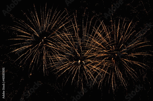 fireworks in the night sky