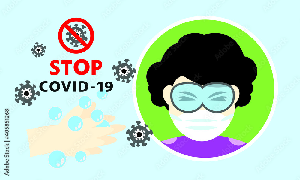 Protective face mask against and stop corona virus,Covid-19. Protective face mask against and stop corona virus,Covid-19.