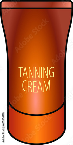 A tube of self tanning cream.