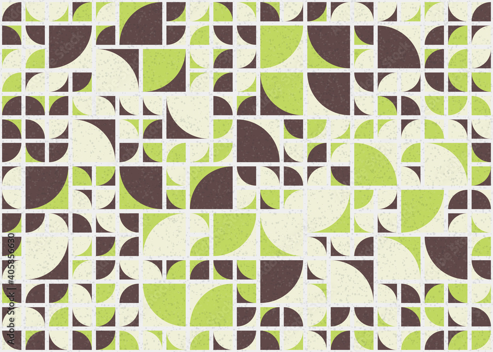 Abstract Geometric Pattern generative computational art illustration