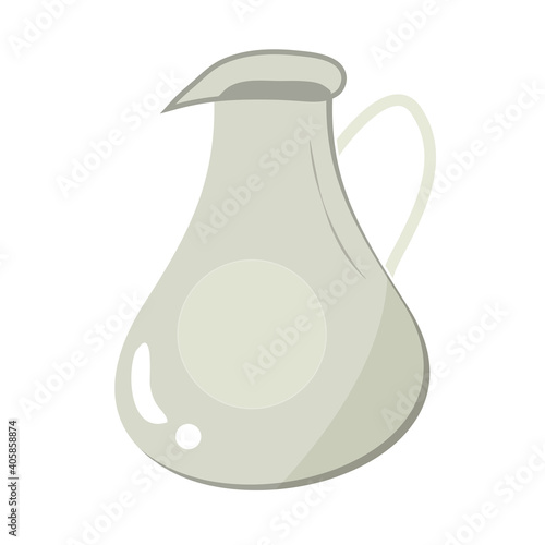 pitcher kitchen utensil cartoon hygge style
